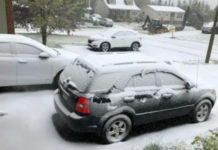 (ФОТО) В Канаде выпал снег