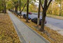 Ремонтируются тротуары на улице Флорилор