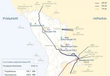 Некоторые населенные пункты Молдовы остались без электричества