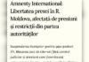 Amnesty International: Свобода прессы в Молдове под угрозой из-за давления властей