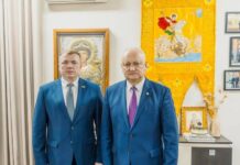 Игорь Додон провёл рабочую встречу с послом Беларуси в Молдове