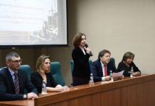 Студенты освистали Санду во время визита на юрфак госуниверситета