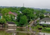 (видео) Село Пепень ушло под воду после ливней