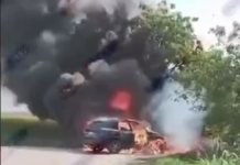 (видео) Попытка похищения и сожженный автомобиль: 90-е возвращаются в Кишинёв