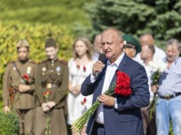 «Мы — потомки победителей»: Додон выступил на Шерпенском плацдарме в 82-ю годовщину Ясско-Кишинёвской операции